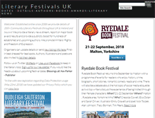 Tablet Screenshot of literaryfestivals.co.uk